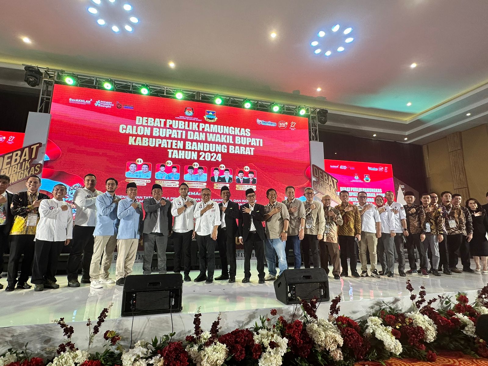 Debat Publik Pamungkas Calon Bupati-Wakil Bupati Bandung Barat