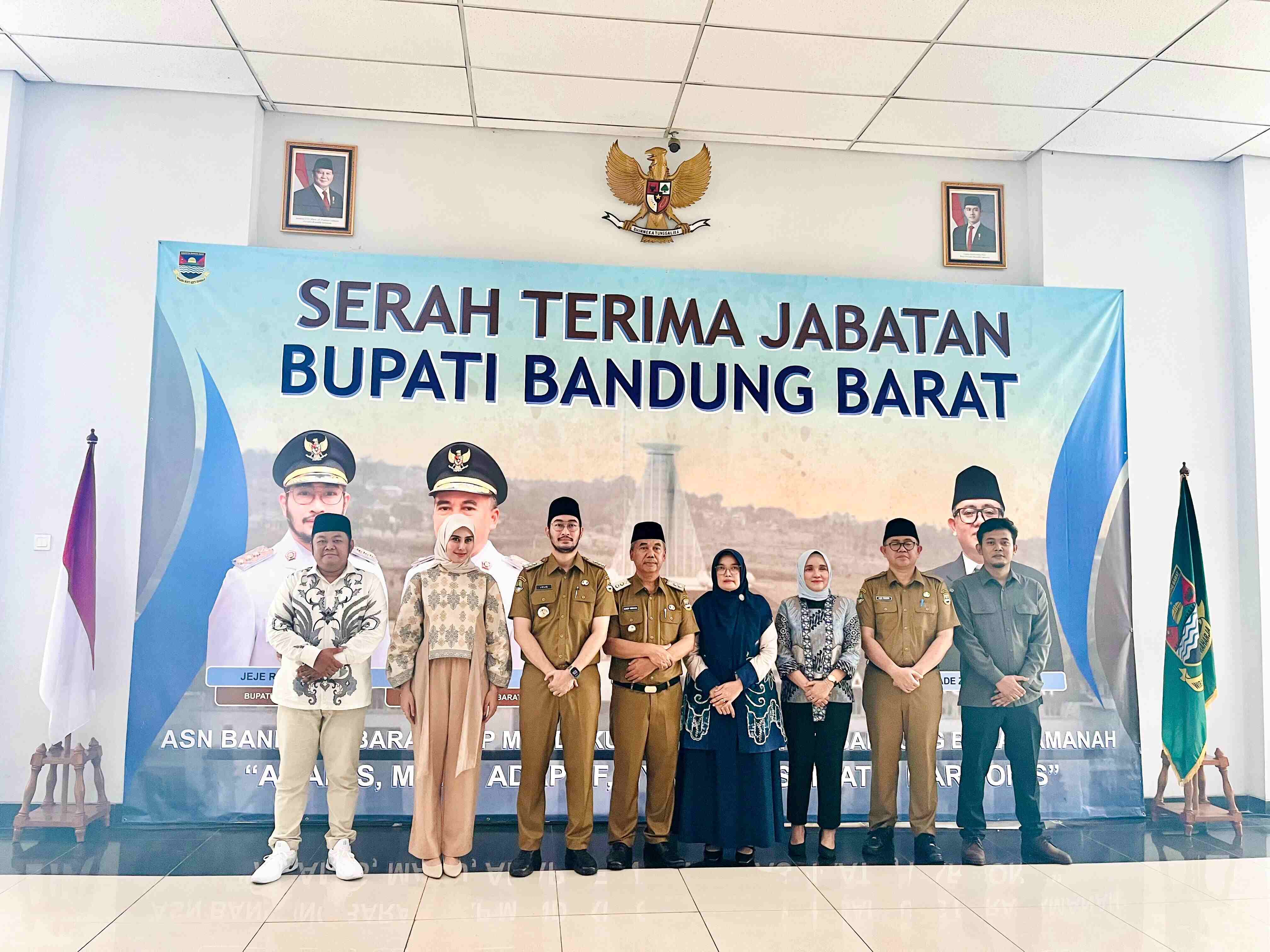 Serah Terima Jabatan Bupati Bandung Barat Periode 2025-2030