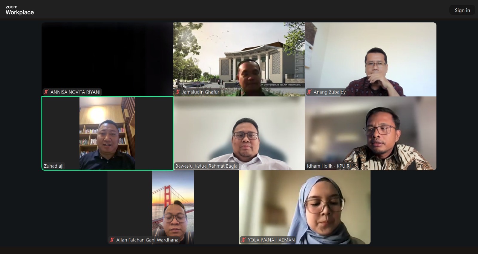 Bawaslu dan KPU dalam diskusi Ikata Alumni UII