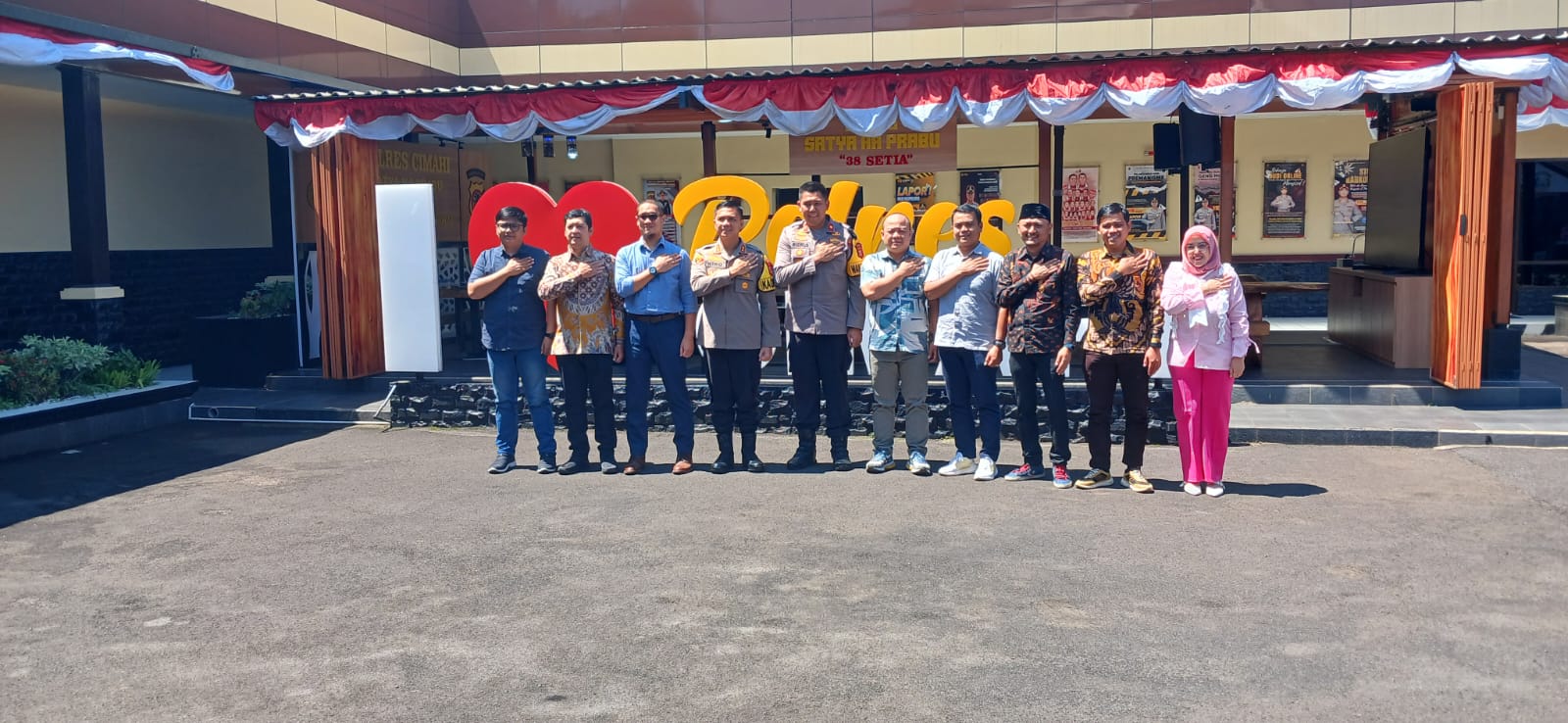 Audiensi Bawaslu KBB dan Polres Cimahi