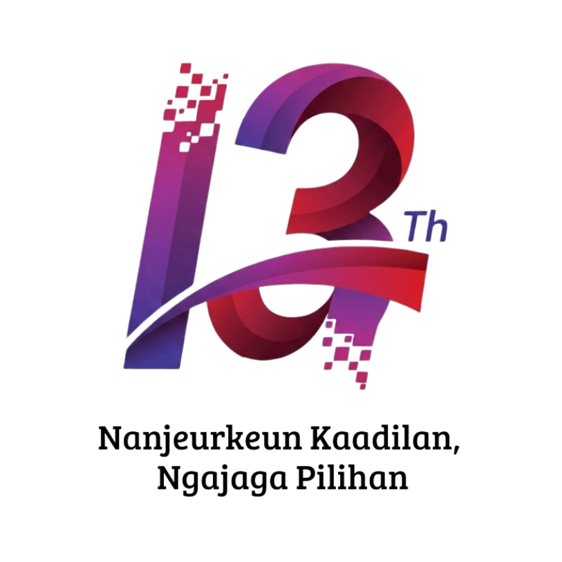 Logo HUT Bawaslu Jabar ke-13