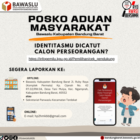 Informasi Posko Aduan Masyarakat 1