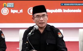 Ketua KPU RI Bacakan Hasil Pemilu